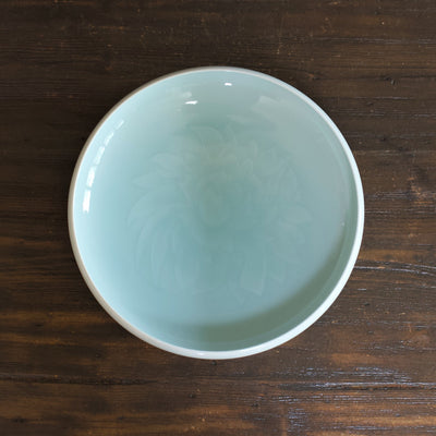 Blue Celadon Peony Bowl #KG10