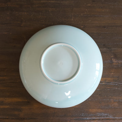 Blue Celadon Peony Bowl #KG10