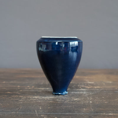 Navy Blue Hanging Flower Vase #HN121