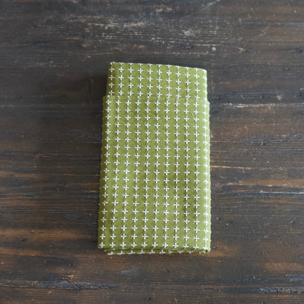 JUJISASHIKO Rikyu Green Dinner Napkin
