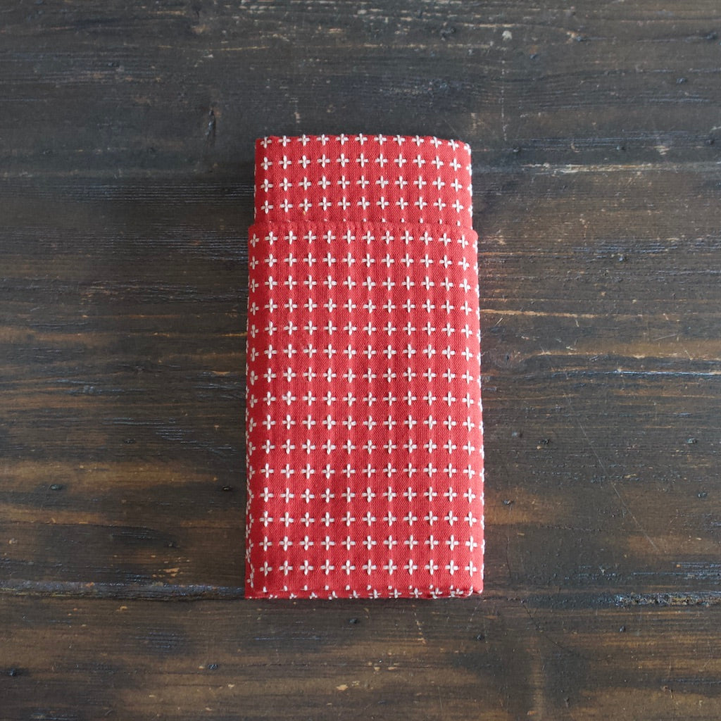 JUJISASHIKO Aka Red Dinner Napkin