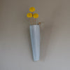 Faceted Light Blue Hanging Flower Vase #77