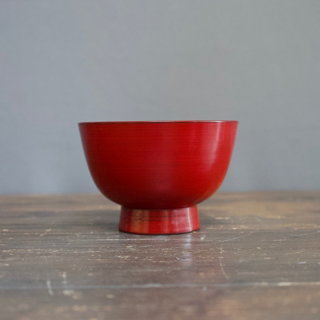 Lacquer Bowl Red #NN202 by Isaburo Kado
