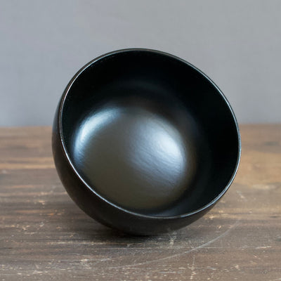 Lacquer Bowl Black #NN194 by Hiroaki Yazawa