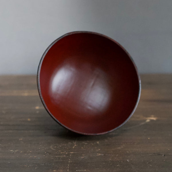 Lacquer Bowl #NN200 by Shuji Ota - Sara Japanese Pottery