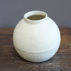 White Globe Flower Vase #LK706