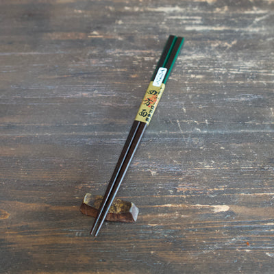 Four Sided Green Iron Wood Chopsticks