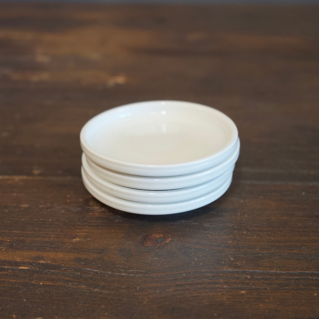White Soy / Condiment Plate set of 4 #SOY4