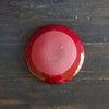 Red Glaze Dessert Plate #HT338