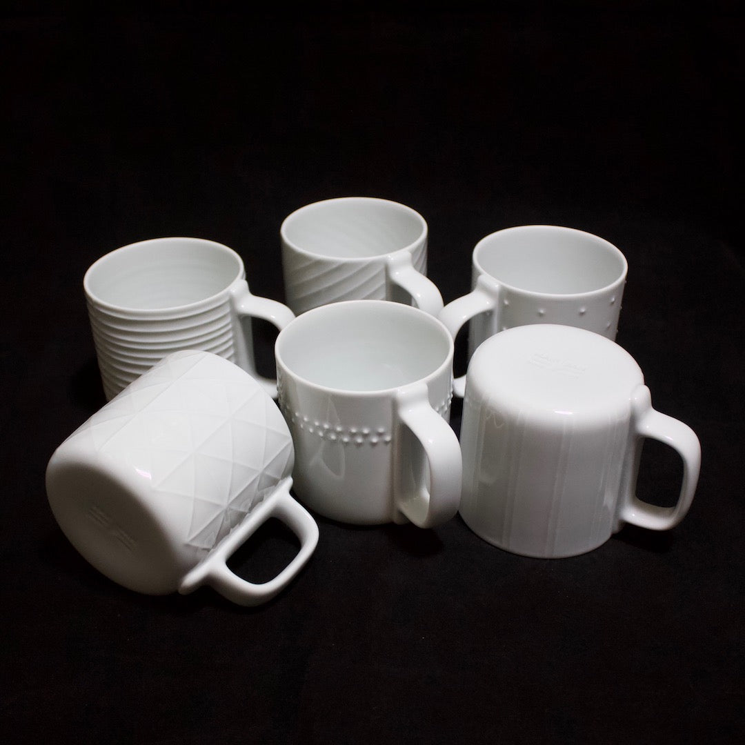 Shell Line Mug Cup set of 6