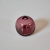 Wine Red Glass Bud Vases set of 5