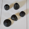 Matte Black Bud Vases set of 5