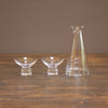 Clear Glass Sake Set 1:2＃EDO17