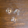 Clear Glass Sake Set 1:2＃EDO17
