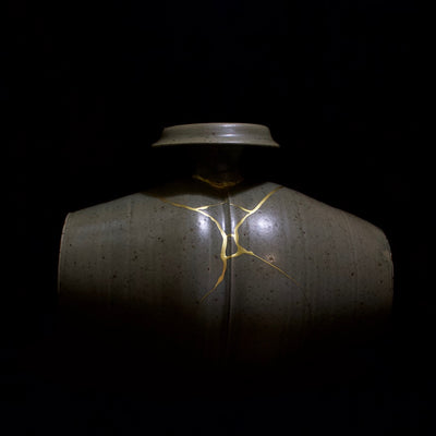 KINTSUGI Flower Vase KARATSU Style