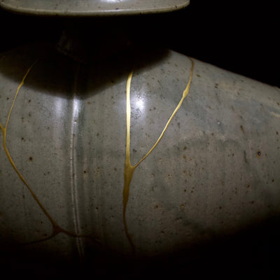 KINTSUGI Flower Vase KARATSU Style