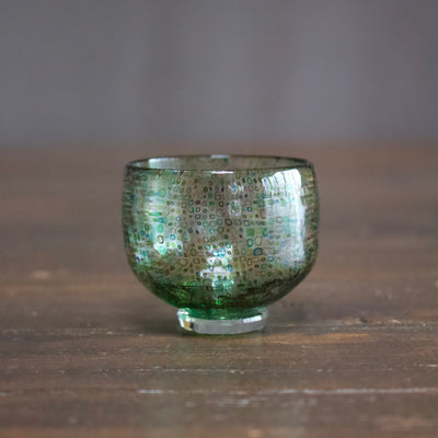 Green Murrini GUINOMI Sake Cup #F43