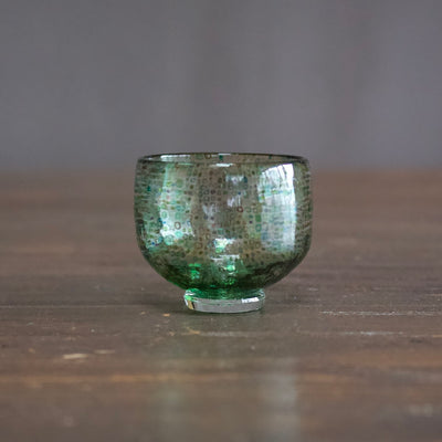 Green Murrini GUINOMI Sake Cup #F43
