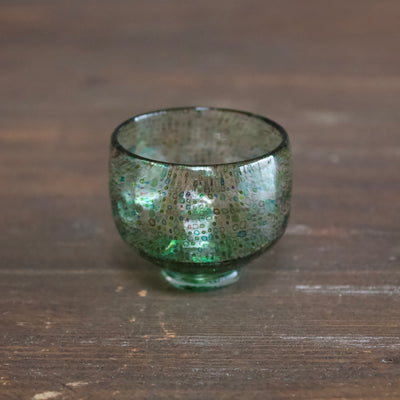 Green Murrini GUINOMI Sake Cup #F43