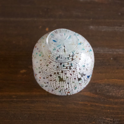 White Murrini GUINOMI Sake Cup#F41