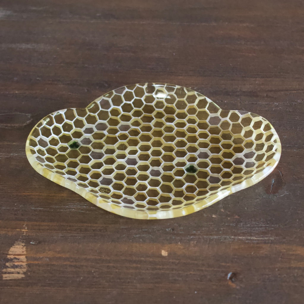 Murrini Honeycomb Plate #F30B