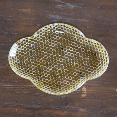 Murrini Honeycomb Plate #F29
