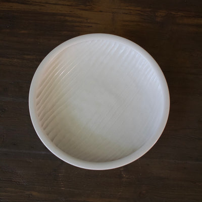 SHINOGI LInes Serving Bowl Medium White #HN34