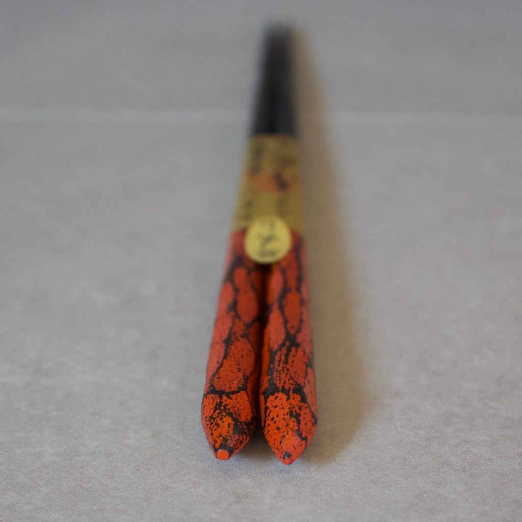 TEBORI Style Ebony Orange Chopsticks