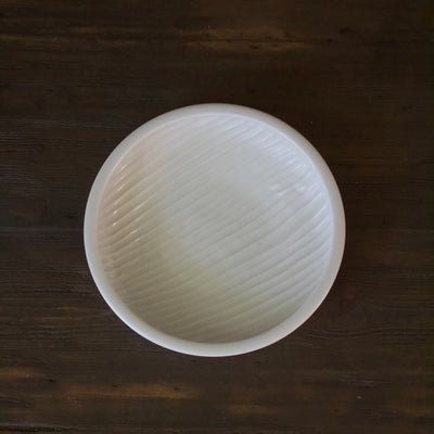 SHINOGI Lines Serving Bowl Small White #HN37A