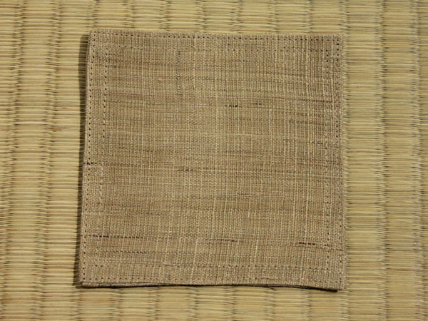 Linen Coaster           Sand Brown