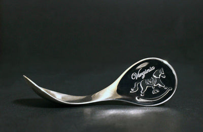 Original Design Silver Baby Spoon by Yuri Sato