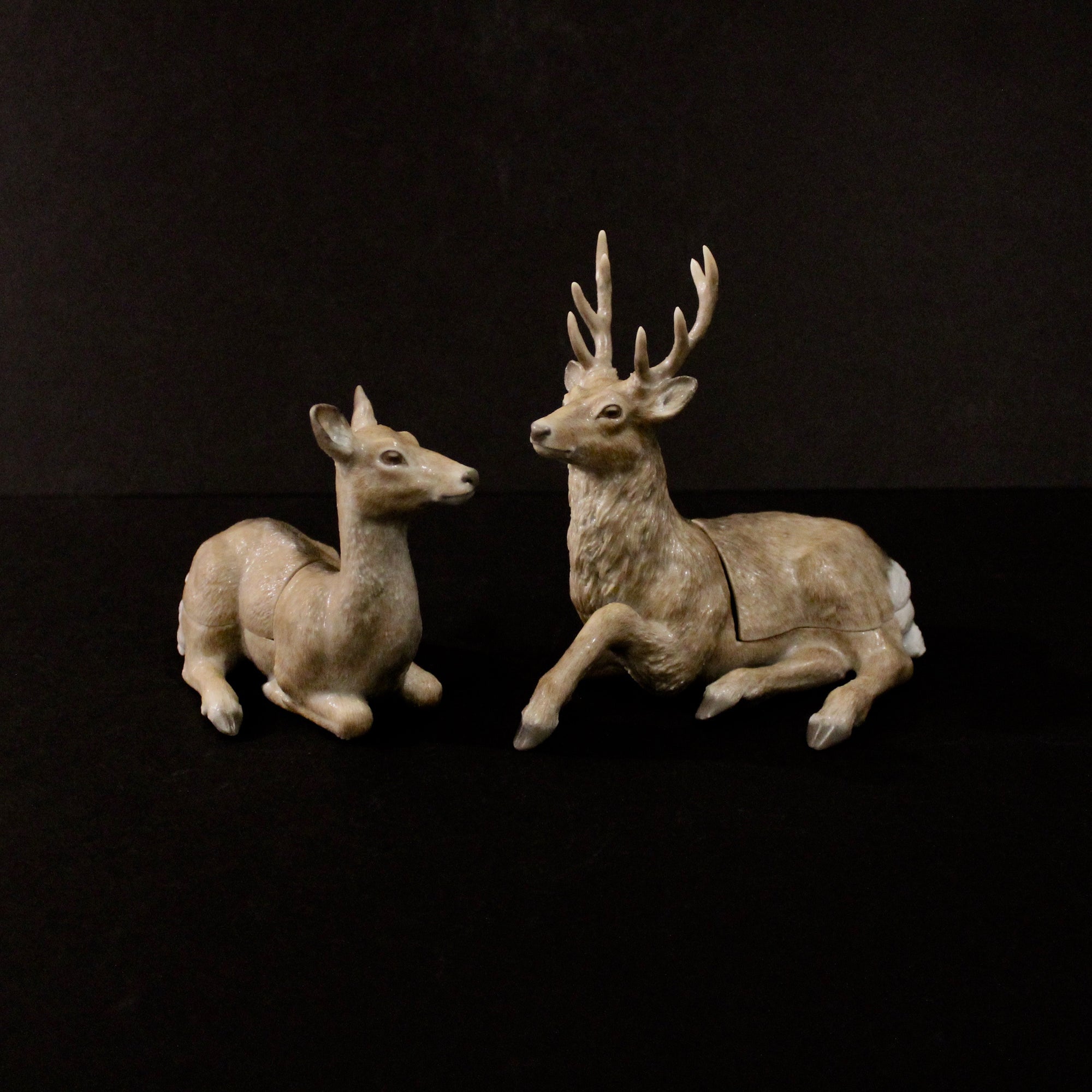Pair of Deer Male and Female Box by Ruri Takeuchi