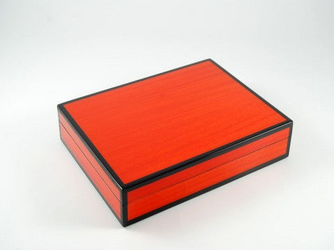 card Box Red Tulip Wood