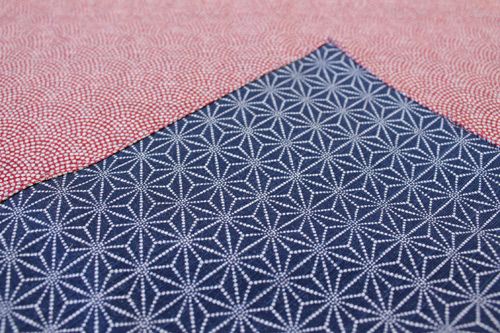 Samekomon/Hemp Red x Navy Blue